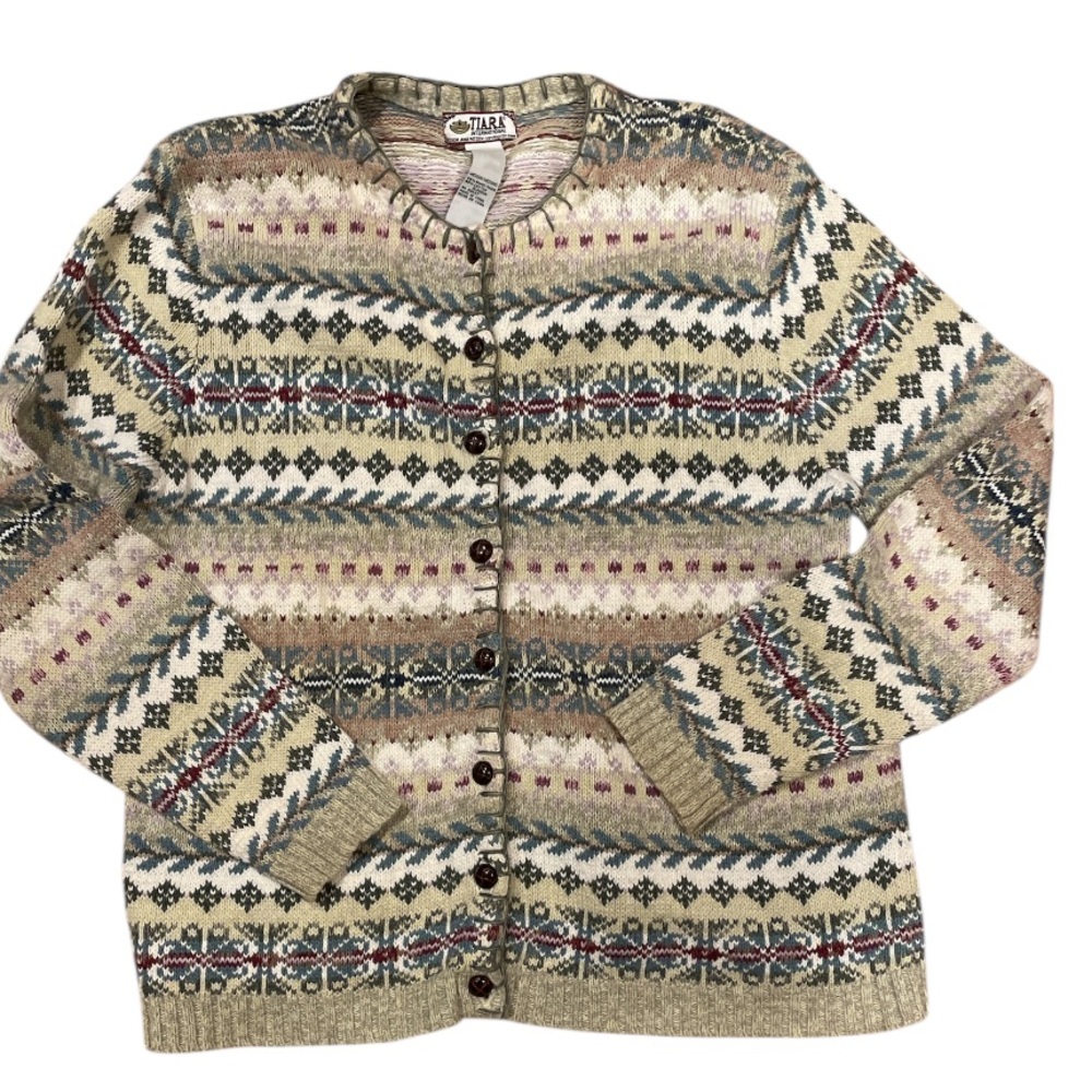 Tribal Patterned Women's Sweater - Multicolor